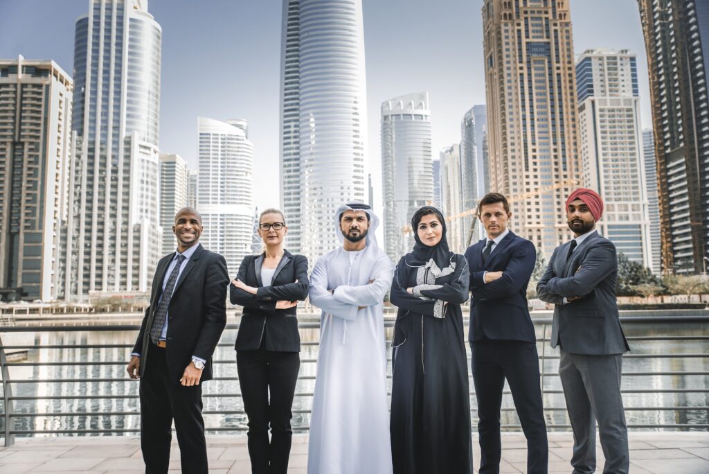 Business team in Dubai